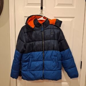 Xtreme. Kids Blue and Orange Puffer Jacket. Size XL. NWOT.